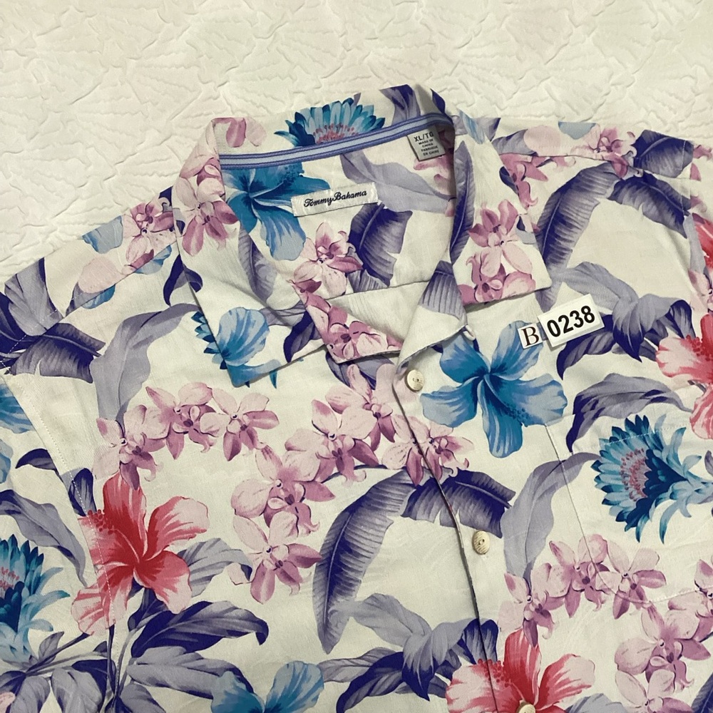 Tommy Bahama island Zone Hawaiian Shirt